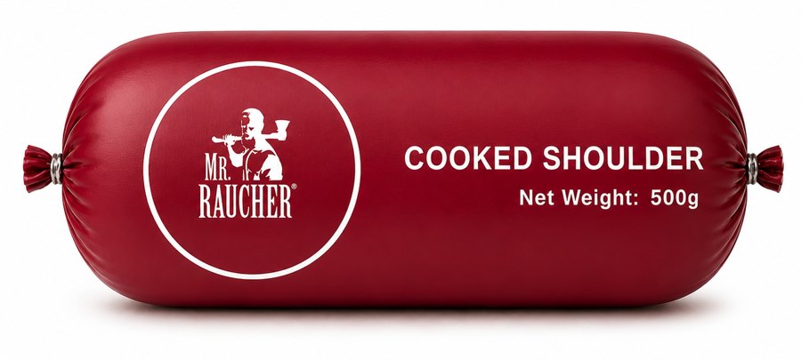 Cooked Shoulder 500 gr — Mr. Raucher · Made in Curaçao