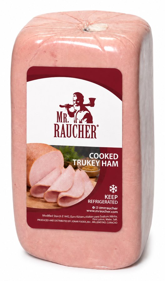 Cooked Turkey Ham — Mr. Raucher · Made in Curaçao