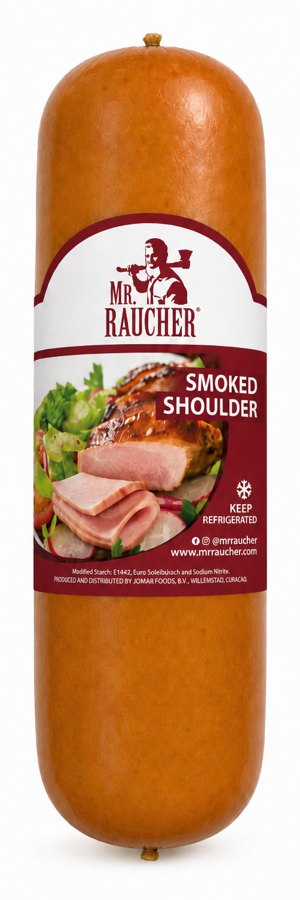 Round Smoked Shoulder — Mr. Raucher · Made in Curaçao