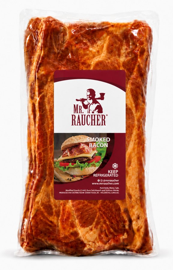 Smoked Bacon — Mr. Raucher · Made in Curaçao