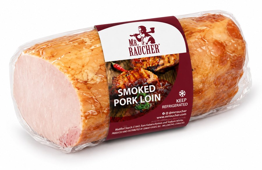 Smoked Pork Loin — Mr. Raucher · Made in Curaçao