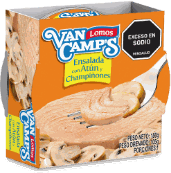 Tuna with Mushrooms — Van Camps · Imported